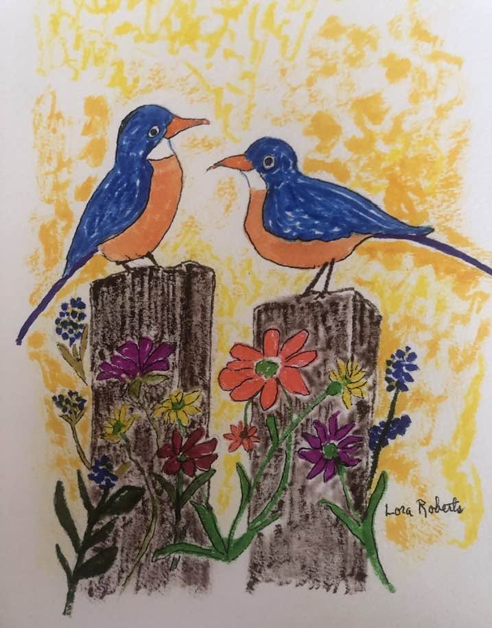 Bluebirds in Bloom